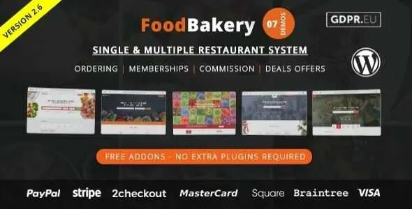 FoodBakery Theme