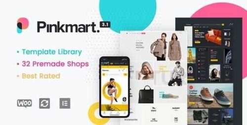 Pinkmart Theme GPL v4.6.2 – AJAX theme for WooCommerce