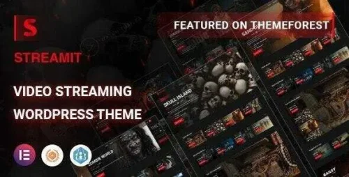 Streamit Theme GPL v3.4.8 – OTT/Video Streaming WordPress Websites + RTL