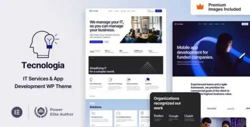 Tecnologia Theme GPL v5.9 – IT Services & App Development