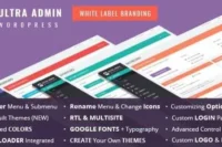 Ultra WordPress Admin Theme GPL