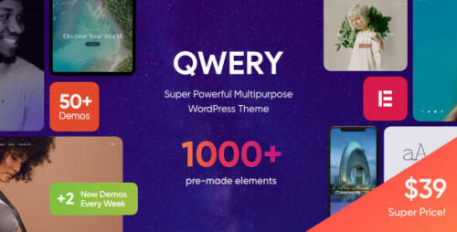 Qwery Theme GPL v3.4.1 – Multi-Purpose Business WordPress Theme + RTL