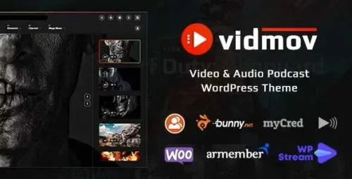 VidMov Theme GPL v2.3.1 – Video WordPress Theme