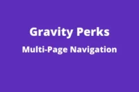 Gravity Perks Multi-Page Navigation GPL