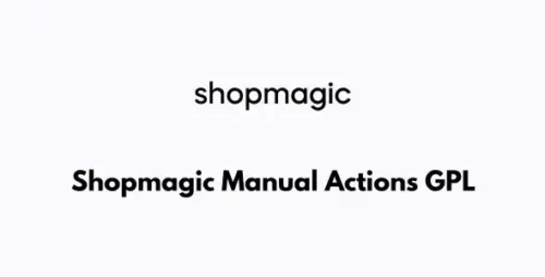 ShopMagic Manual Actions GPL v1.7.15