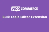Woocommerce Bulk Table Editor Addon GPL