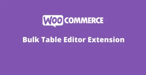 Woocommerce Bulk Table Editor Addon GPL v2.5.8