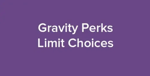 Gravity Perks Limit Checkboxes GPL v1.3.18 Latest Version