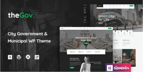 TheGov Theme GPL v2.0.16 – Municipal and Government WordPress Website