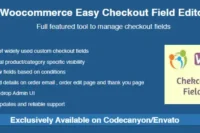 Woocommerce Easy Checkout Field Editor
