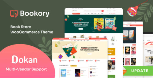 Bookory Theme GPL v2.2.4 – Book Store WooCommerce Theme